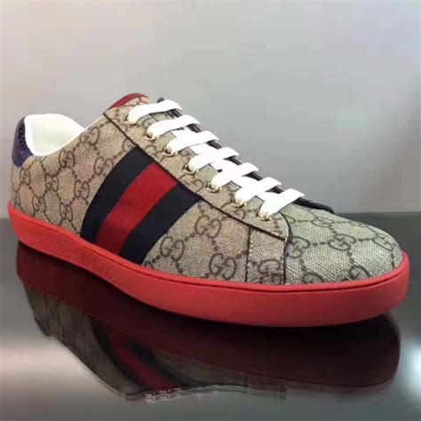 gucci shoes with bands red blue white|Gucci shoes black and red.